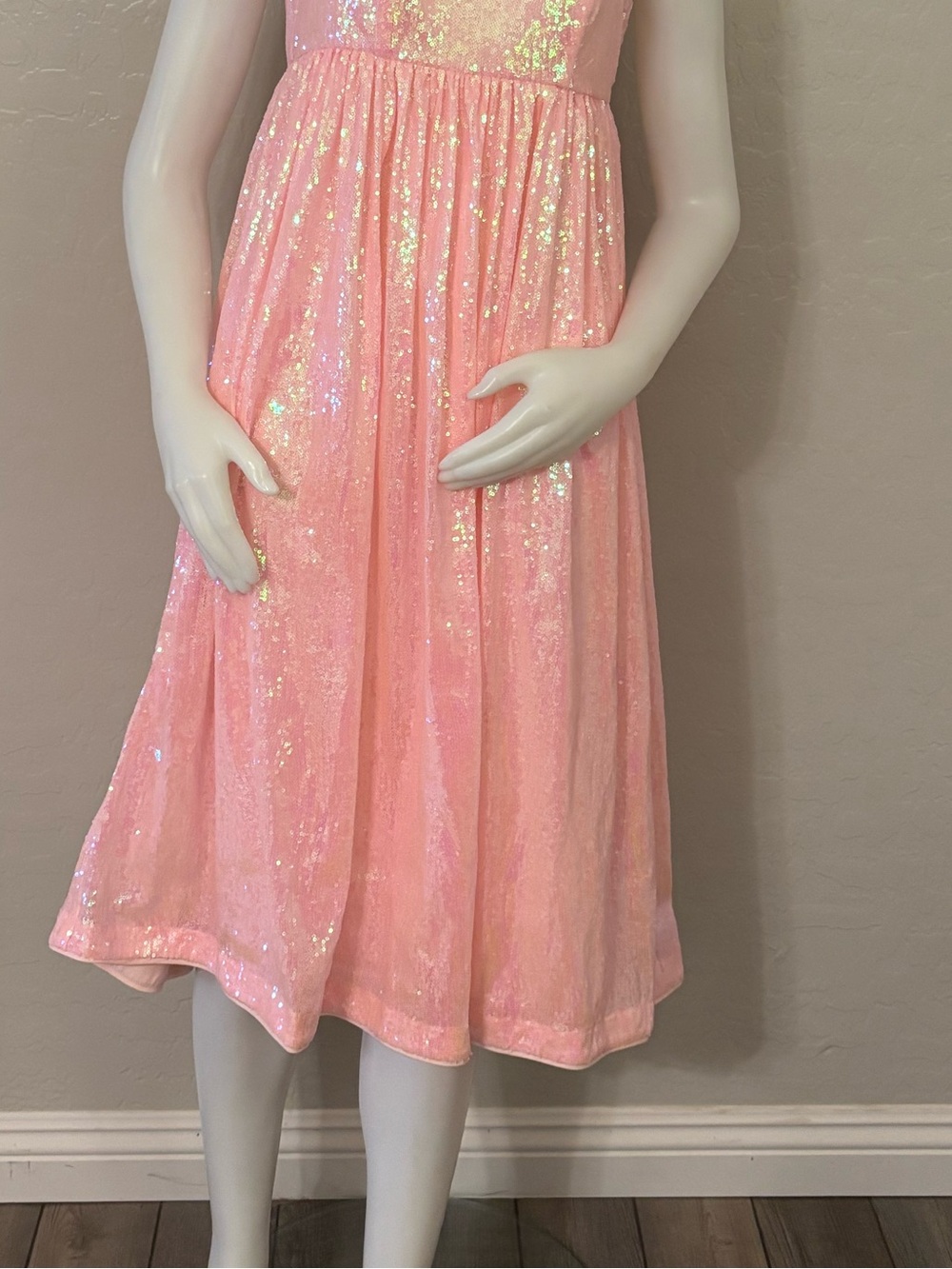 Maison Amory The Ambrosia Dress Sleeveless Gown In Coral Small — image 7 of 8